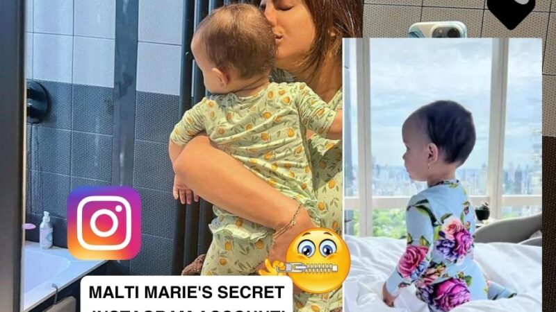 Malti Marie’s Secret Instagram account made by Priyanka Chopra and Nick Jonas?
