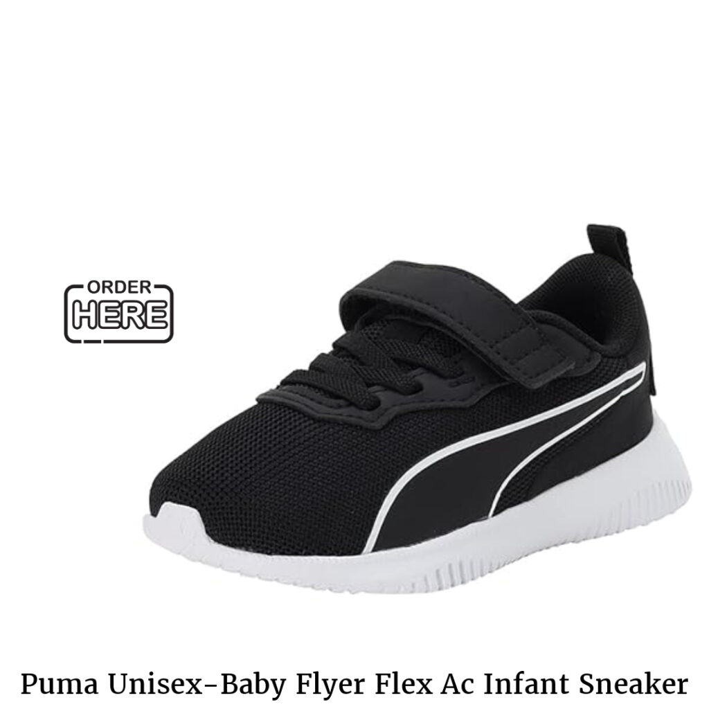 Puma Unisex-Baby Flyer Flex Ac Infant Sneaker