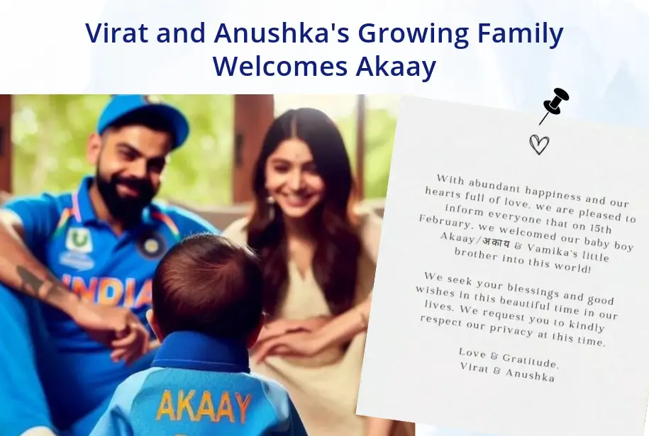 Virat and Anushka’s Growing Family Welcomes Akaay
